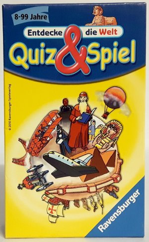 gebrauchtes Spiel – Quiz und Spiel Entdecke die Welt 2010 Ravensburger Spieleverlag 233076 - für 2 - 4 Spieler - ab 8 Jahren - Spieldauer ca 30 Minuten