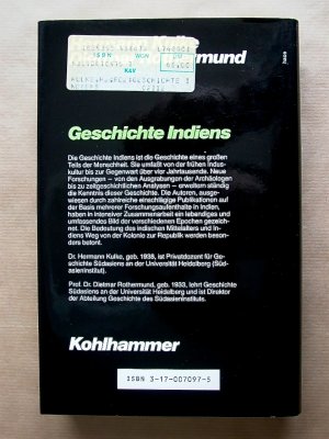 gebrauchtes Buch – Kulke, Hermann; Rothermund – Geschichte Indiens.