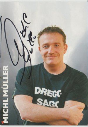 gebrauchtes Buch – Michl Müller – Autogrammkarte Michl Müller
