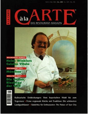 A la Carte - Das Restaurant-Magazin - Heft 5 / Mai 1995.