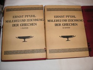 Malerei und Zeichnung der Griechen 3 Bände 1923