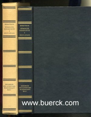 Grundriss der Römischen Geschichte. Erster Band: Republik und Kaiserzeit bis 284 n. Chr. 2., durchgesehene Auflage. (= Handbuch der Altertumswissenschaft […]