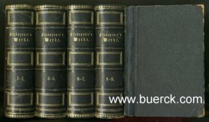 Dramatische Werke. Übersetzt von August Wilhelm von Schlegel und Ludwig Tieck. Neue Ausgabe in neun Bänden (in 4 gebunden).