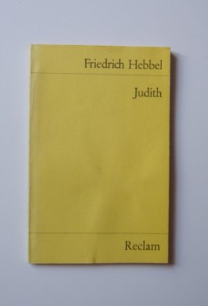 gebrauchtes Buch – Friedrich Hebbel – Judith