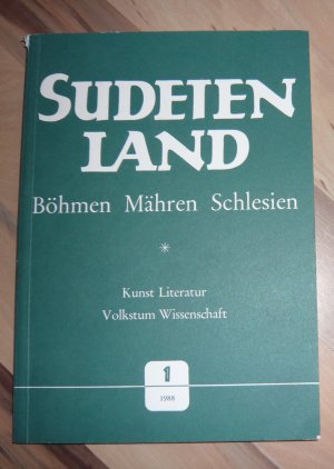 gebrauchtes Buch – Sudetenland - Vierteljahresschrift für Kunst, Literatur, Wissenschaft und Volkstum – Sudetenland * Böhmen * Mähren * Schlesien