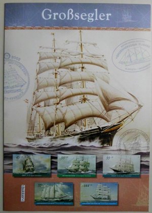 gebrauchtes Buch – Sonderblatt Briefmarken BRD Großsegler 2005