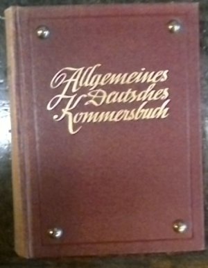 Allgemeines Deutsches Kommersbuch - Schauenburg 1956 - rotbraun/8 Biernaegel/3Farb-Schnitt/Wappen