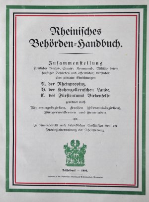 Rheinisches Behörden-Handbuch