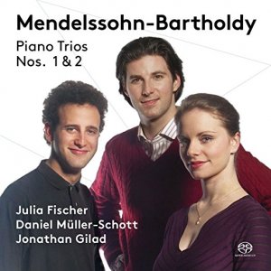 gebrauchter Tonträger – Felix Mendelssohn Bartholdy  – Felix Mendelssohn Bartholdy Klaviertrios Nr.1 & 2 / Piano Trios Nos. 1 & 2 =   Hybrid SACD: PentaTone classics PTC 5186 085