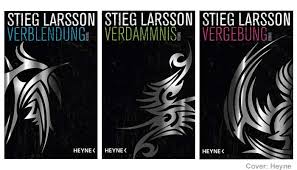 gebrauchtes Buch – Stieg Larsson – Millennium Trilogie --Verblendung Verdammnis  Vergebung  -- 3 Bände-- ---- Neuauflage Heyne Taschenbücher--- sehr gut----