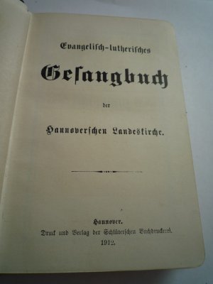 Evangelisch-lutherisches Gesangbuch der Hannoverschen Landeskirche