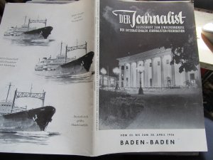 antiquarisches Buch – Der Journalist – Der Journalist. Festschrift zum 3.Weltkongress der Internationalen Journalisten-Föderation. Baden-Baden 1956