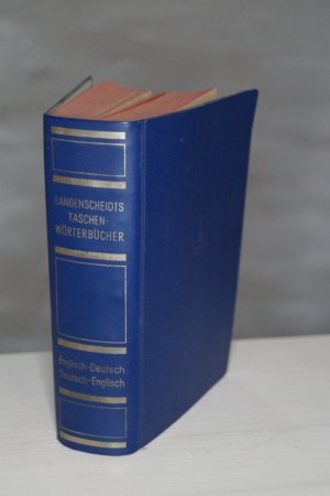 antiquarisches Buch – Langenscheidt and Prof – Langenscheidts Taschenwörterbuch der englischen und der deutschen Sprache, erster Teil ( Englisch-Deusch )/ Langenscheidt's pocket - dictionary of the English and German language. part two (German - English)