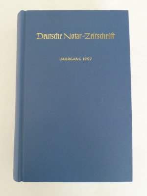 gebrauchtes Buch – Deutsche Notar-Zeitschrift  - DNotZ - Jahrgang 1997