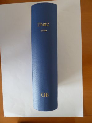 gebrauchtes Buch – Deutsche Notar-Zeitschrift  - DNotZ - Jahrgang 1996