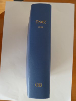 gebrauchtes Buch – Deutsche Notar-Zeitschrift  - DNotZ - Jahrgang 1994