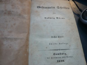 antiquarisches Buch – Ludwig Börne – Gesammelte Schriften,