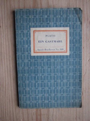 antiquarisches Buch – Plato – Ein Gastmahl. Insel-Bücherei Nr. 389