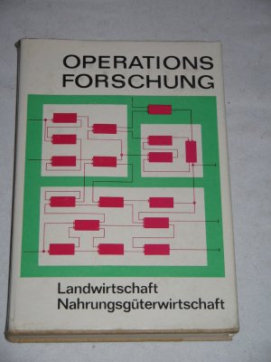 antiquarisches Buch – Operationsforschung Landwirtschaft Nahrungsgüterwirtschaft