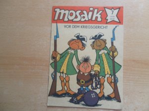 gebrauchtes Buch – Herausgeber: Zentralrat der FDJ – Mosaik Nr. 7/1979 - Vor dem Kriegsgericht