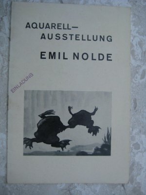 Aquarell-Ausstellung EMIL NOLDE 30. März bis 30. April 1928 Galerie FERDINAND MÖLLER mit " Verzeichnis der Aquarelle von Emil Nolde " Aquarellausstellung […]