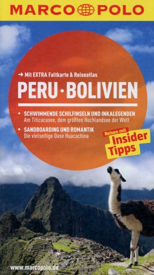 neues Buch – Gesine Froese – MARCO POLO Reiseführer Peru, Bolivien - Reisen mit Insider-Tipps. Mit EXTRA Faltkarte & Reiseatlas