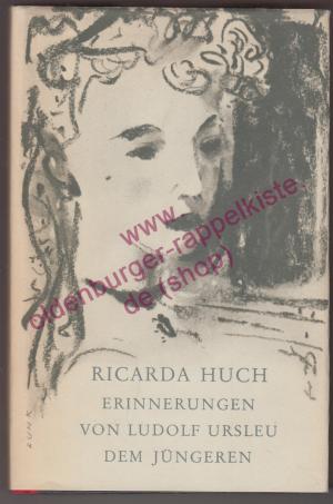 antiquarisches Buch – Ricarda Huch – Erinnerungen von Ludolf Ursleu dem Jüngeren (1948)