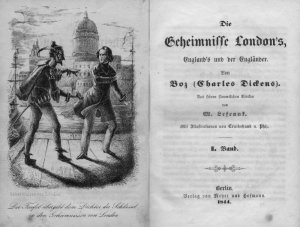 Die Geheimnisse London`s, England`s und der Engländer. Aus seinen sämmtlichen Werken von M. Lefrank. 2 Bde . in 1.