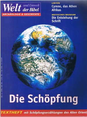 gebrauchtes Buch – Helmut Merklein Autoren – Welt und Umwelt der Bibel - Archäologie und Geschichte - Heft 2/1996 - Die Schöpfung