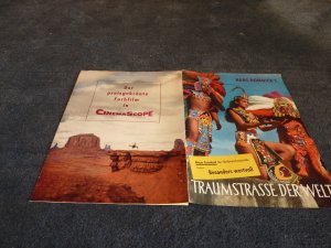 gebrauchtes Buch – Verleih: Deutsche Film Hansa / Domnick Filmproduktion GmbH  – Filmposter / Filmwerbung/ Prospekt  der Domnick Filmproduktion für den preisgekrönten Farbfilm in Cinemascope " Traumstrasse der Welt"