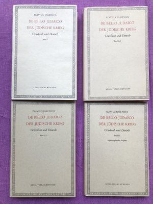 De Bello Judaico. Der Jüdische Krieg Band I - III (Buch I - VII komplett) Griechisch-Deutsch