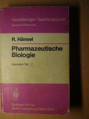 gebrauchtes Buch – R Hänsel – Pharmazeutische Biologie - Spezieller Teil