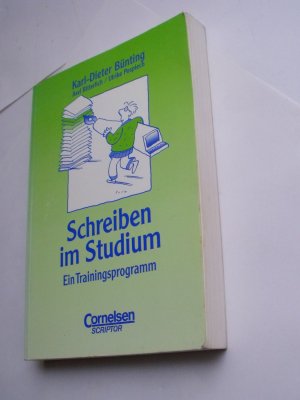 gebrauchtes Buch – Bünting, Karl D; Bitterlich, Axel; Pospiech, Ulrike – Schreiben im Studium: Ein Trainingsprogramm