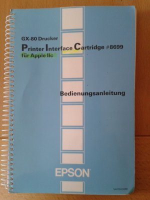 GX 80 Drucker Printer Interface Cartridge 8621 für Apple IIc