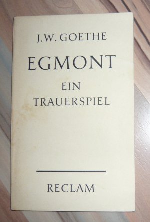 antiquarisches Buch – Johann Wolfgang Goethe – Egmont