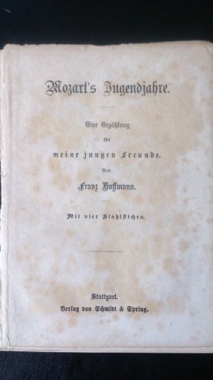 gebrauchtes Buch – Mozart's Jugendjahre