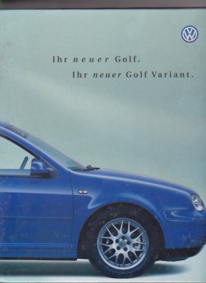 gebrauchtes Buch – Ihr neuer Golf. Ihr neuer Golf Variant