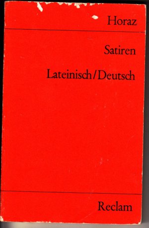 gebrauchtes Buch – Horaz – Sermones /Satiren - Lat. /Dt.