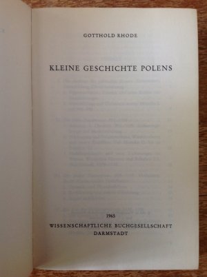 Kleine Geschichte Polens