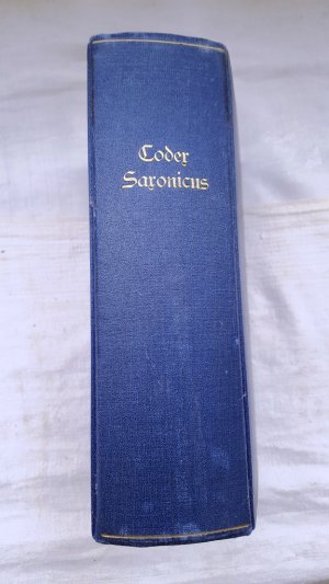 antiquarisches Buch – Dr. Schaffrath – CODEX SAXONICUS - Chronologische Sammlung der gesamten praktisch-gültigen Königlich Sächsischen Gesetze von der ältesten Zeit, vom Jahre 1255 an bis zum Schlusse des Jahres 1840