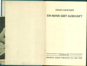 Ein Mann gibt Auskunft., (Illustrationen von R. Grossmann).