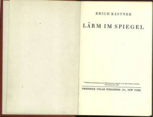 Lärm im Spiegel., (Illustrationen von R. Grossmann).