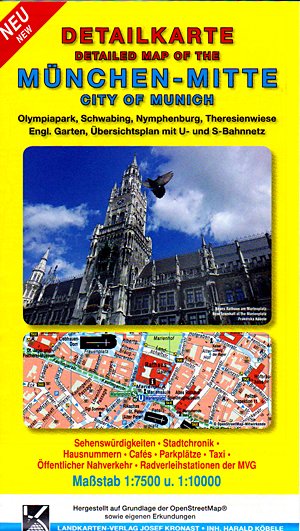 Stadtplan Detailkarte Munchen Mitte Harald Kobele Buch Gebraucht Kaufen A02i7aqk01zzy