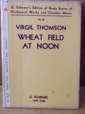 Wheat Field AT Noon Study Score String Quartet Harp Flute Partitur Streichquartett Harfe Flöte