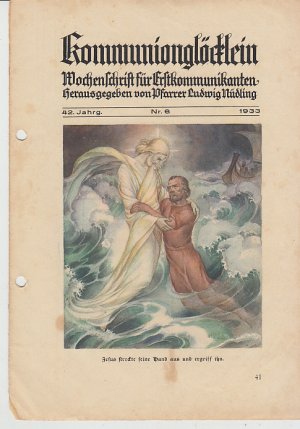 antiquarisches Buch – Pfarrer Ludwig Nüdling  – Kommunionglöcklein. Wochenschrift für Erstkommunikanten. 42. Jahrgang Nr. 6 / 1933