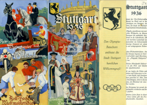 antiquarisches Buch – Verkehrsverein Stuttgart e – Stuttgart 1936    Den Olympiabesuchern entbietet die Stadt Stuttgart herzlichen Willkommensgruß!