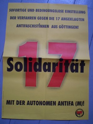 17. Solidarität mit der Autonomen Antifa (M)! Sofortige und bedingungslose Einstellung der Verfahren gegen die 17 Angeklagten AntifaschischistInnen aus […]