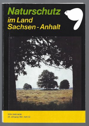 gebrauchtes Buch – Lutz Reichhoff u – Naturschutz im Land Sachsen-Anhalt 28. Jahrgang Heft 1-2 1991