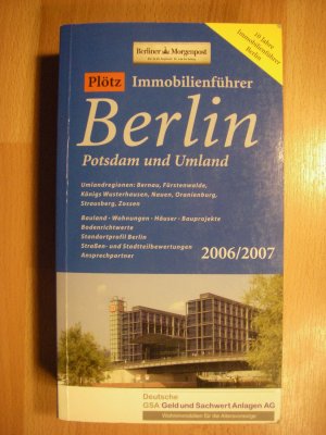 gebrauchtes Buch – Plötz Immobilienführer Berlin 2006/2007