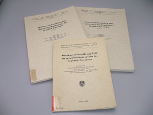 Straßenverkehrszählung 1965 im gesamten Bundesgebiet der Republik Österreich (1. und 2. Teil) + Straßenverkehrszählung 1957